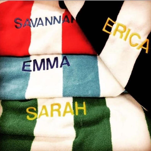 Personalized Quick-Dry Oversized Cabana Pool + Beach Towel, 100% Turkish Cotton | Summer Essential - www.towel.com