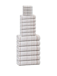 Halo Stripe Bath Towels - www.towel.com