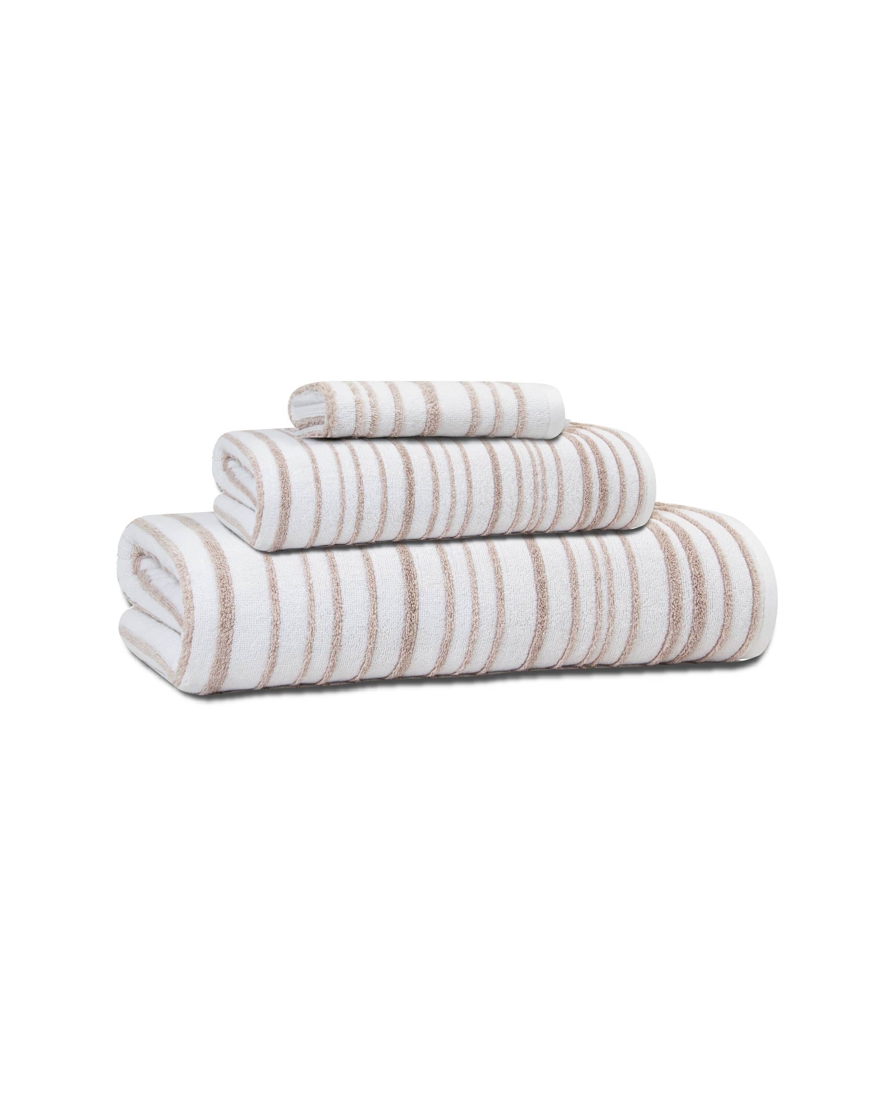 Halo Stripe Bath Towels - www.towel.com