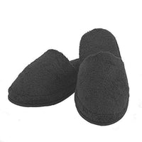 Turkish Terry Slippers, Medium and Large, White, Navy, Pink, Lavender, Steel, Black, Charcoal, Aqua, Burgundy - Soft & Plush Comfortable Lounging - www.towel.com