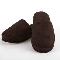 Turkish Terry Slippers, Medium and Large, White, Navy, Pink, Lavender, Steel, Black, Charcoal, Aqua, Burgundy - Soft & Plush Comfortable Lounging - www.towel.com