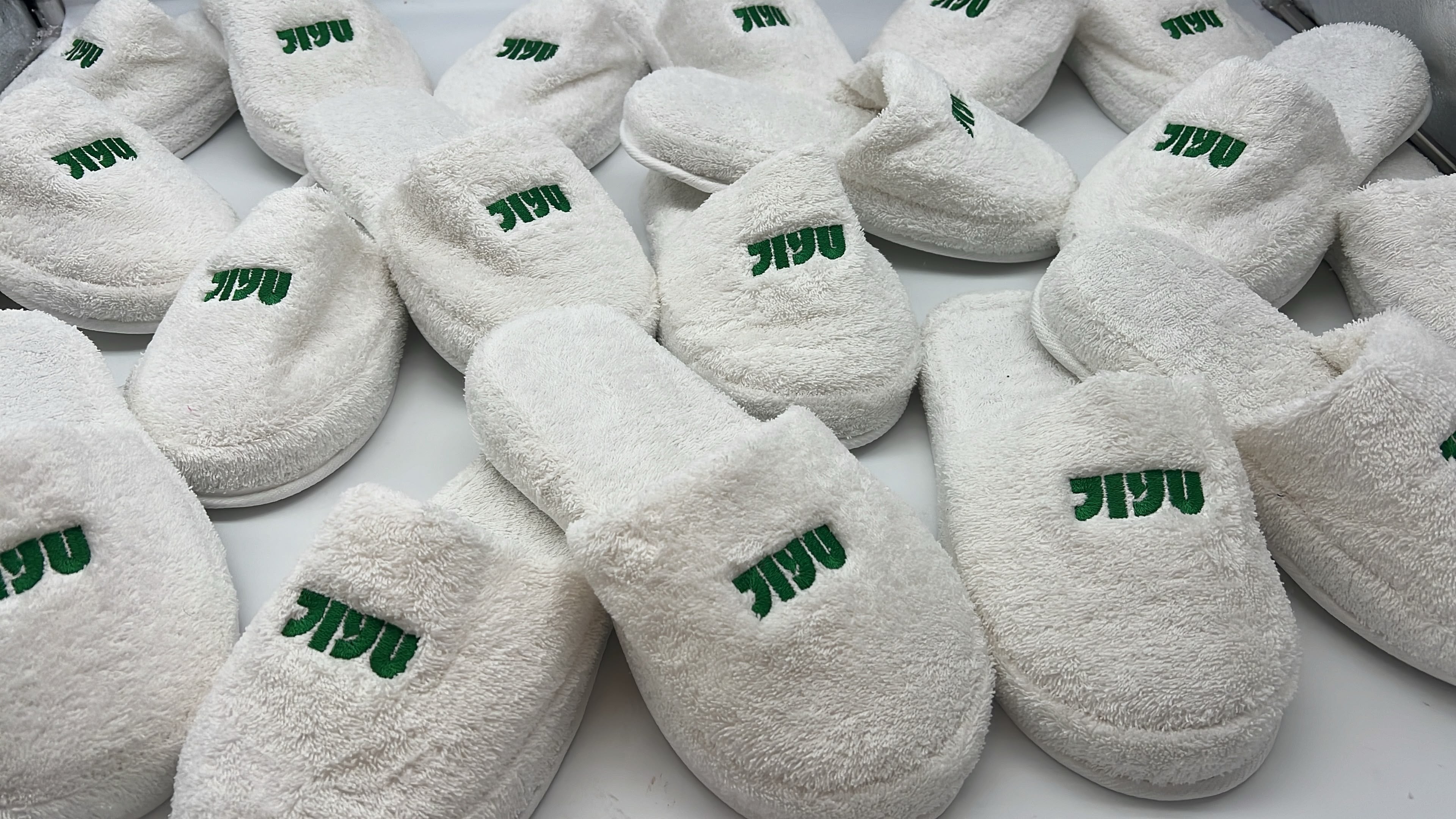 Custom Logo Terry Slippers