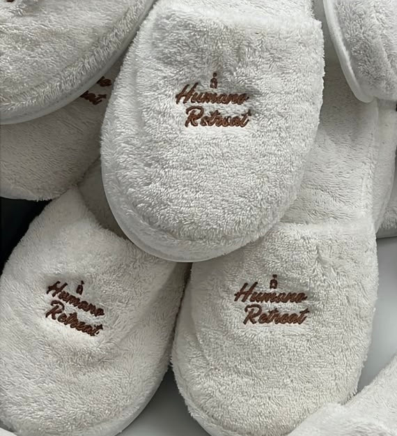 Custom Logo Terry Slippers