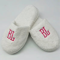 Terry Slippers, Soft & Plush Comfortable Lounging, Made in Turkey