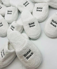 Custom Logo Terry Slippers