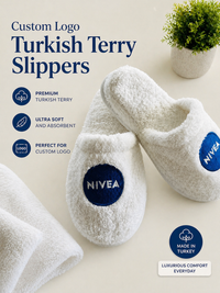 Custom Logo Terry Slippers