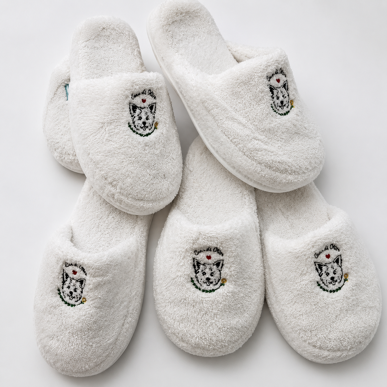 Custom Logo Terry Slippers