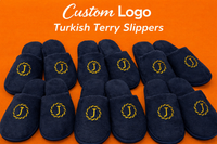 Custom Logo Terry Slippers