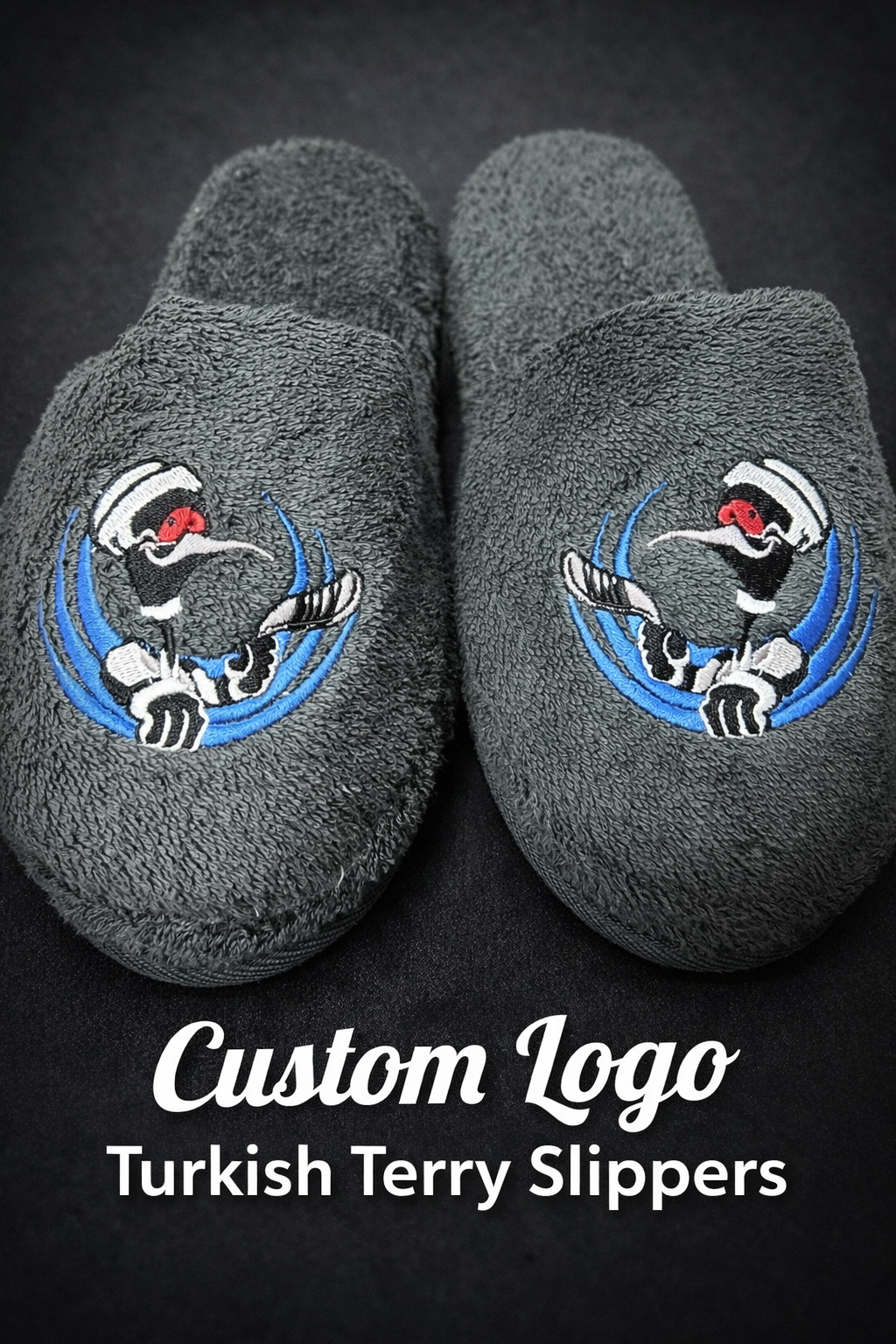 Custom Logo Terry Slippers