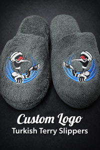 Custom Logo Terry Slippers