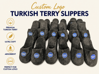 Custom Logo Terry Slippers