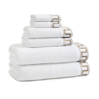 Greek Key Bath Towels