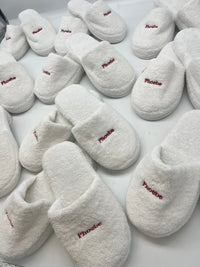 Custom Logo Terry Slippers