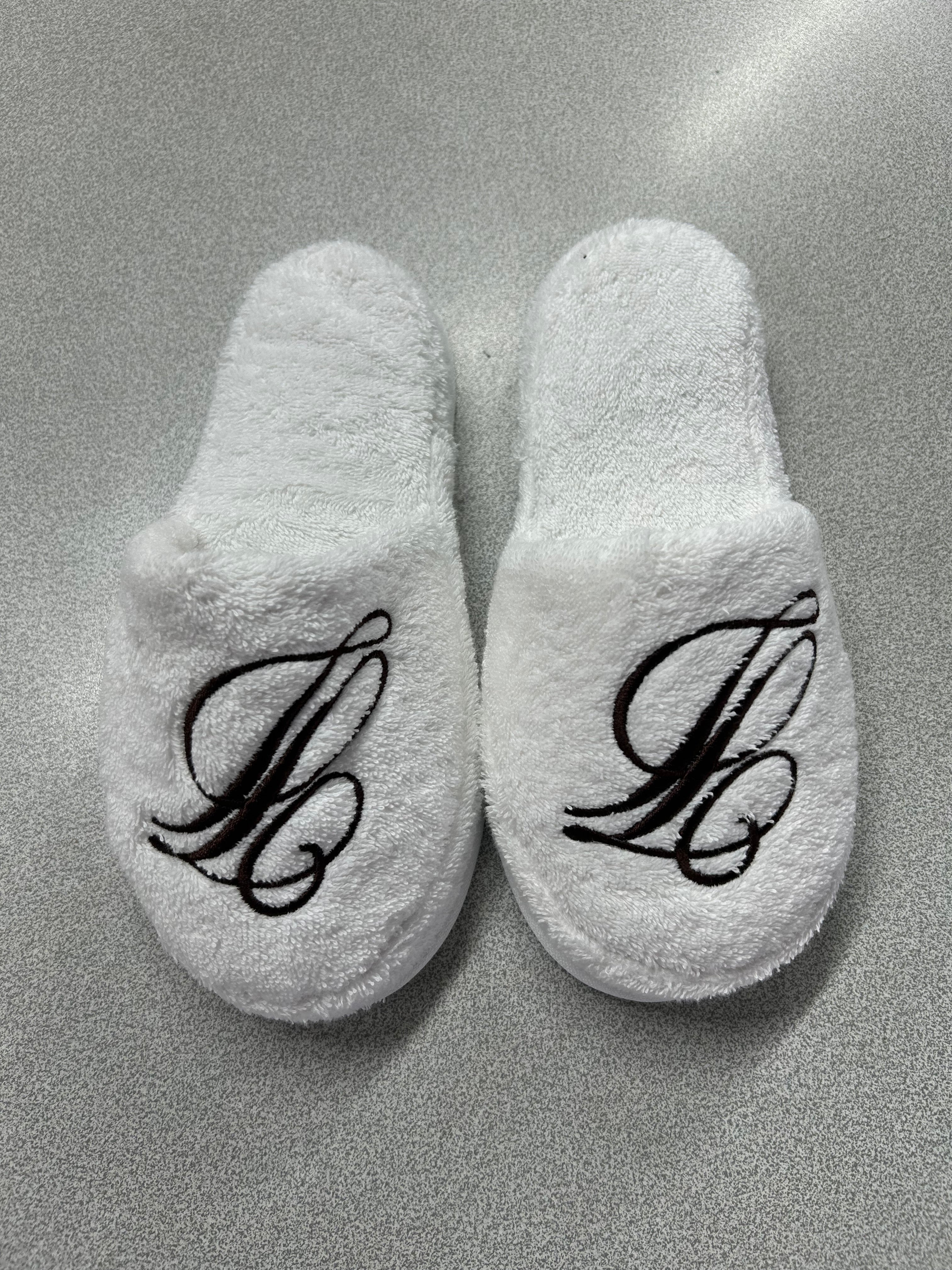 Custom Logo Terry Slippers