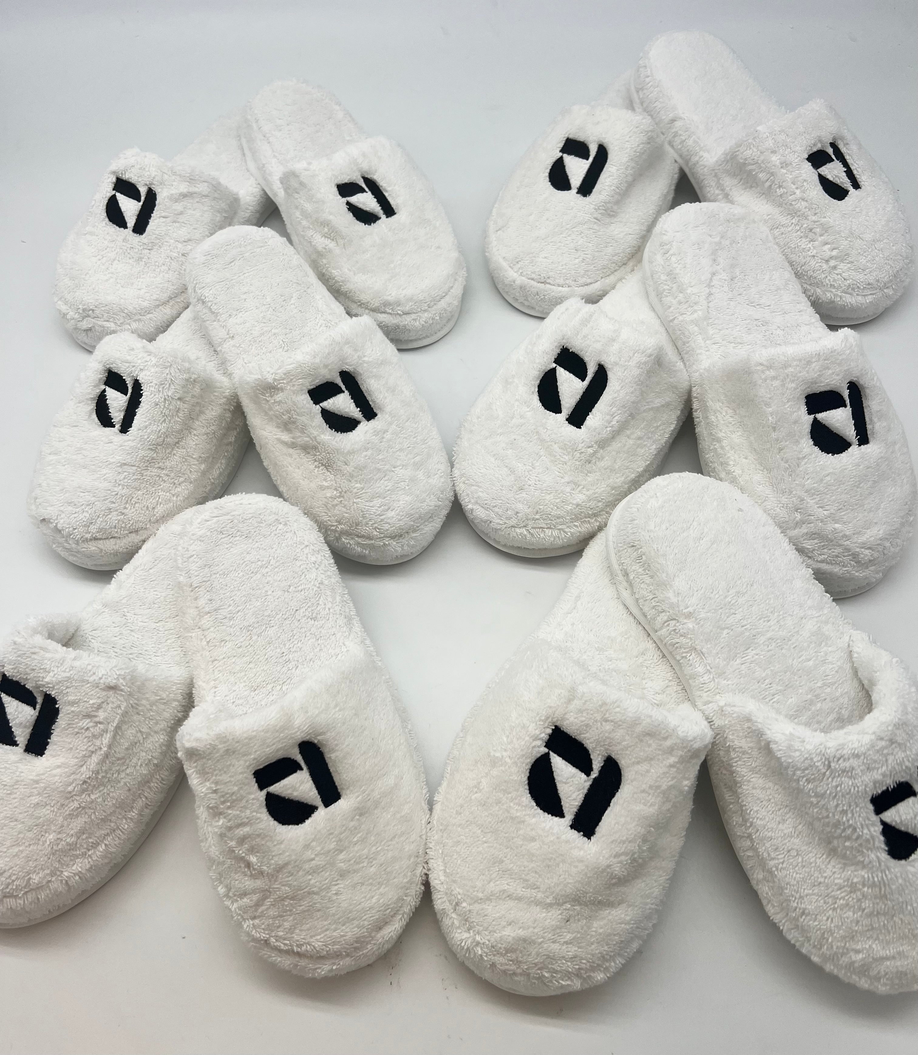 Custom Logo Terry Slippers