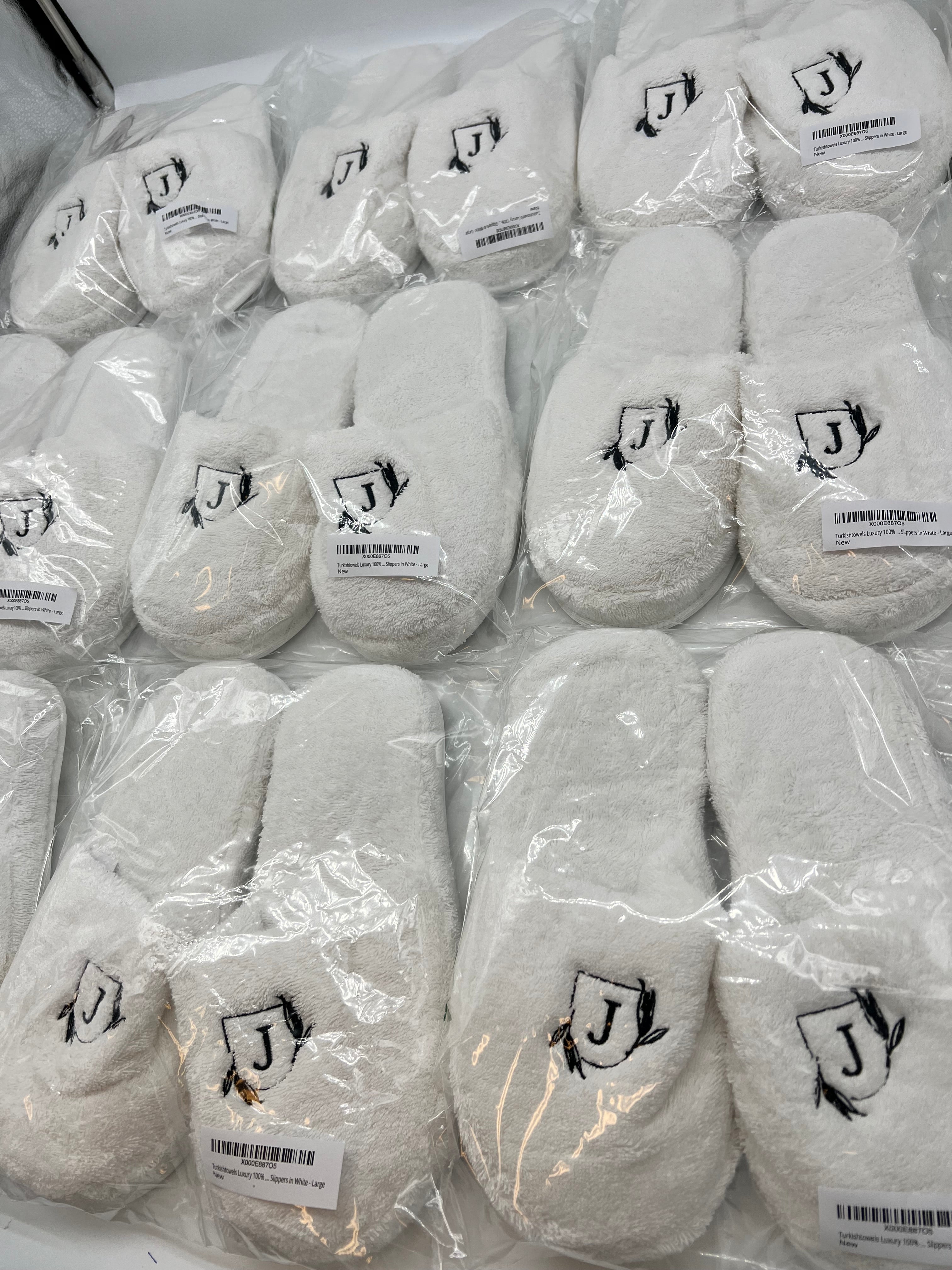 Custom Logo Terry Slippers