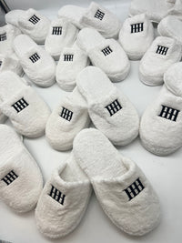 Custom Logo Terry Slippers