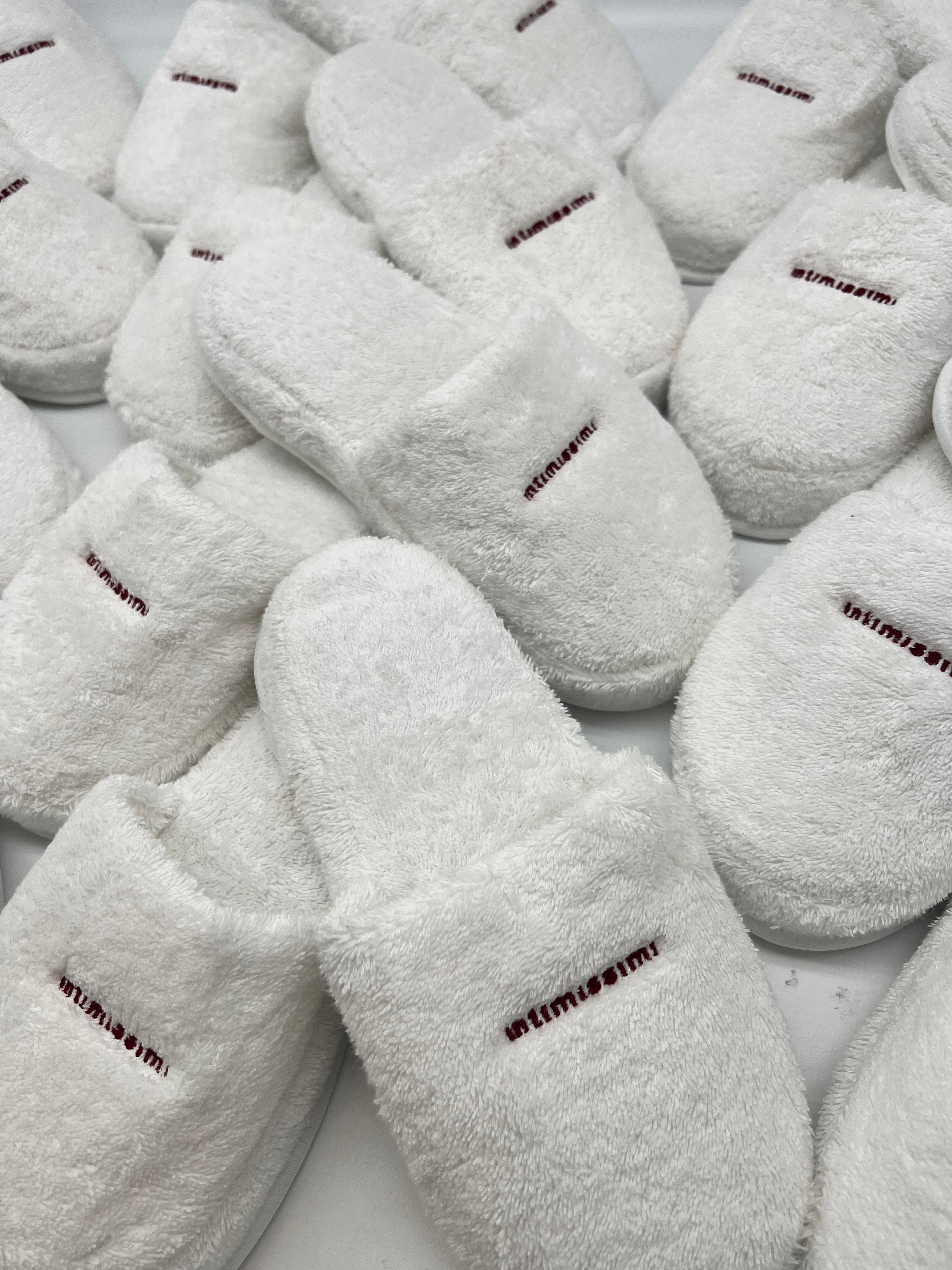 Custom Logo Terry Slippers