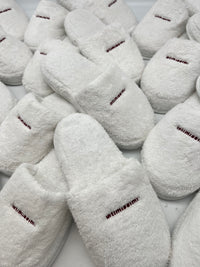 Custom Logo Terry Slippers