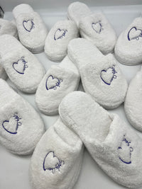Custom Logo Terry Slippers