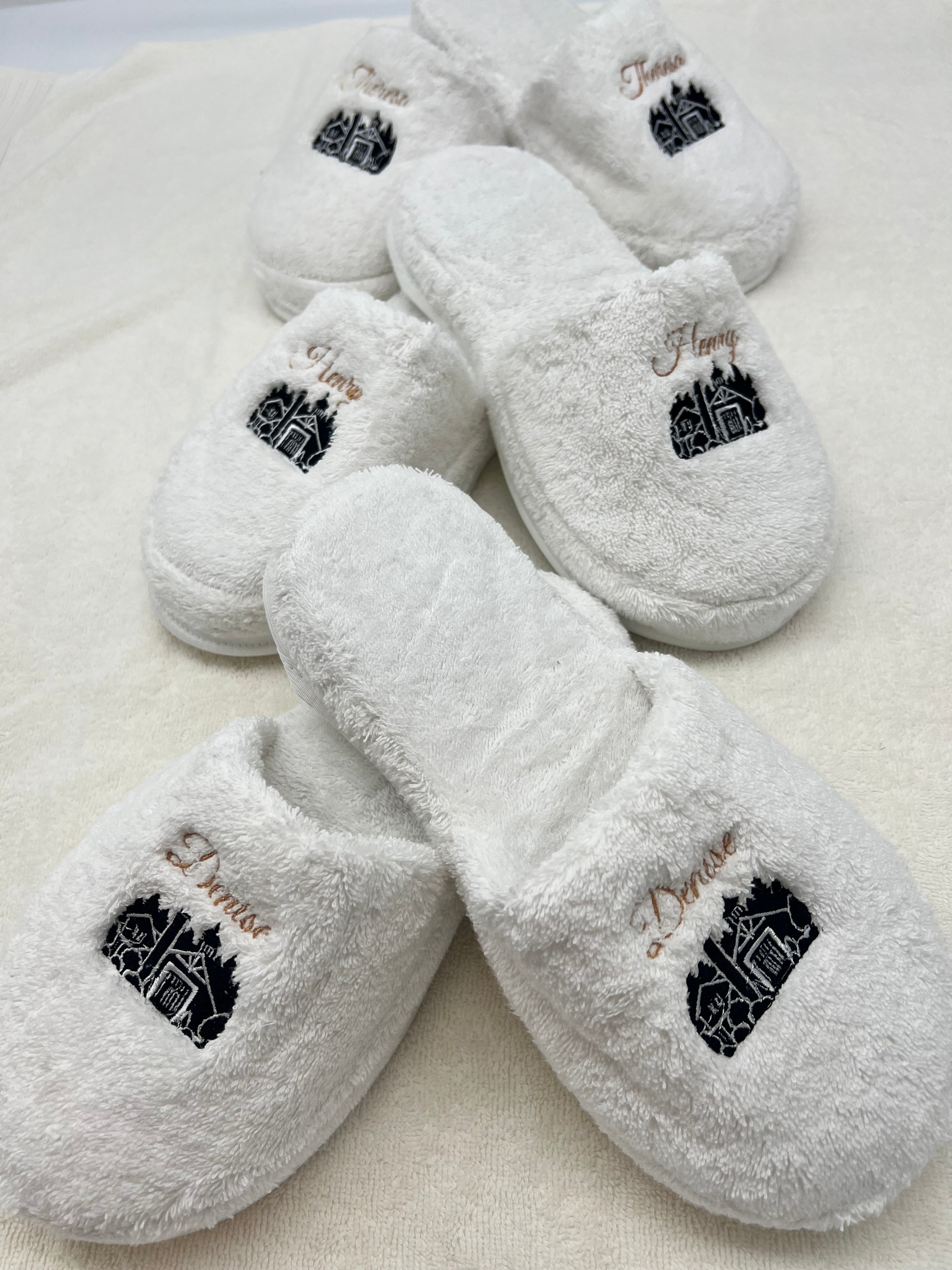 Custom Logo Terry Slippers