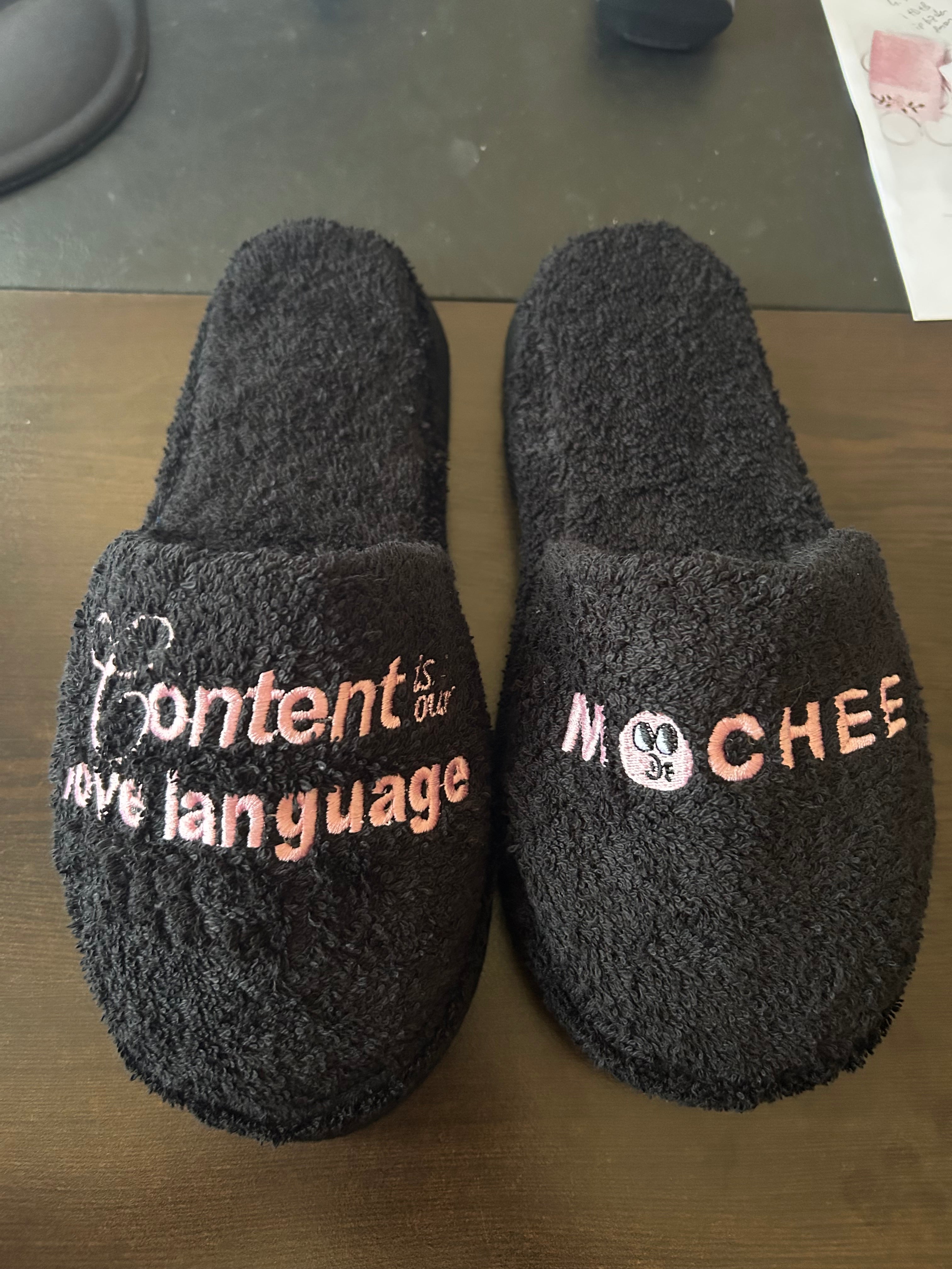 Custom Logo Terry Slippers