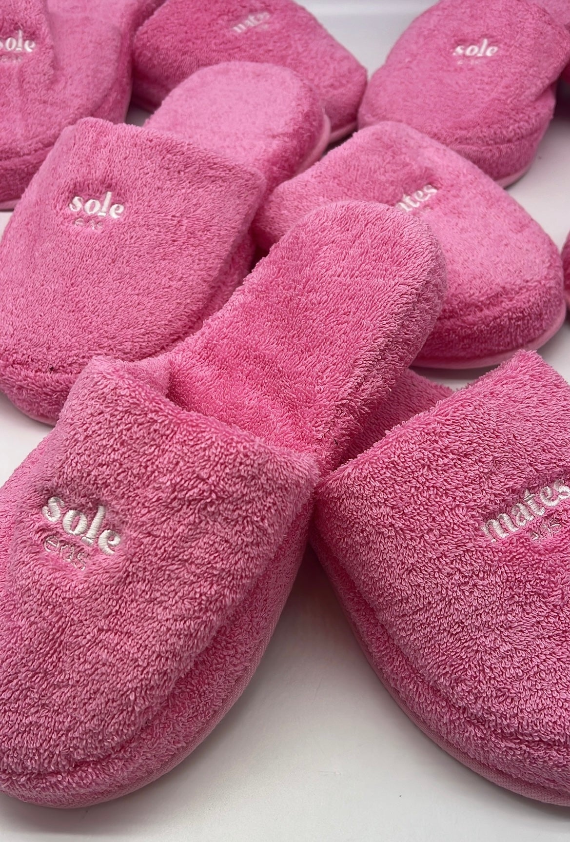 Custom Logo Terry Slippers