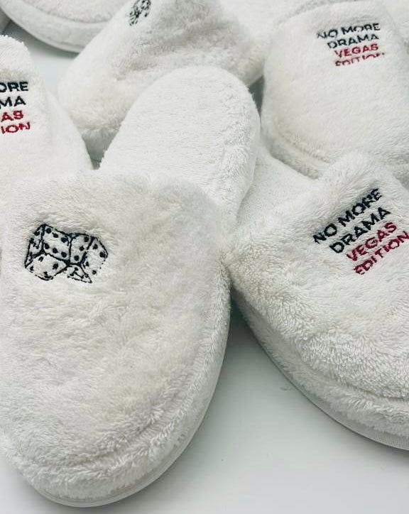 Custom Logo Terry Slippers