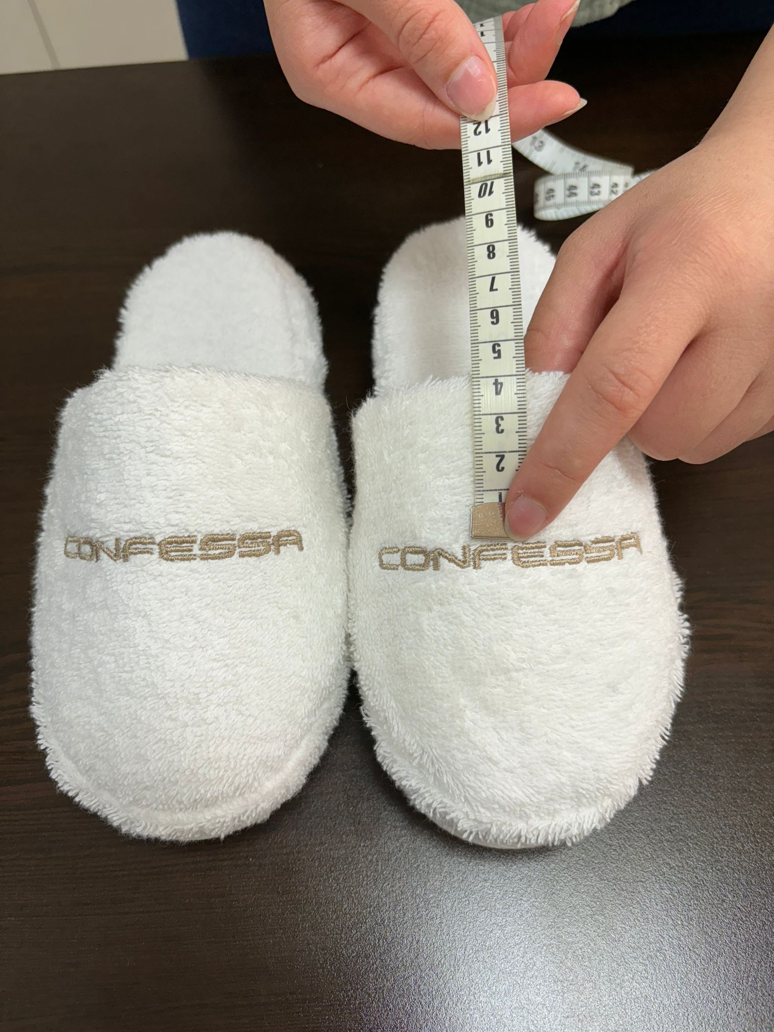 Custom Logo Terry Slippers