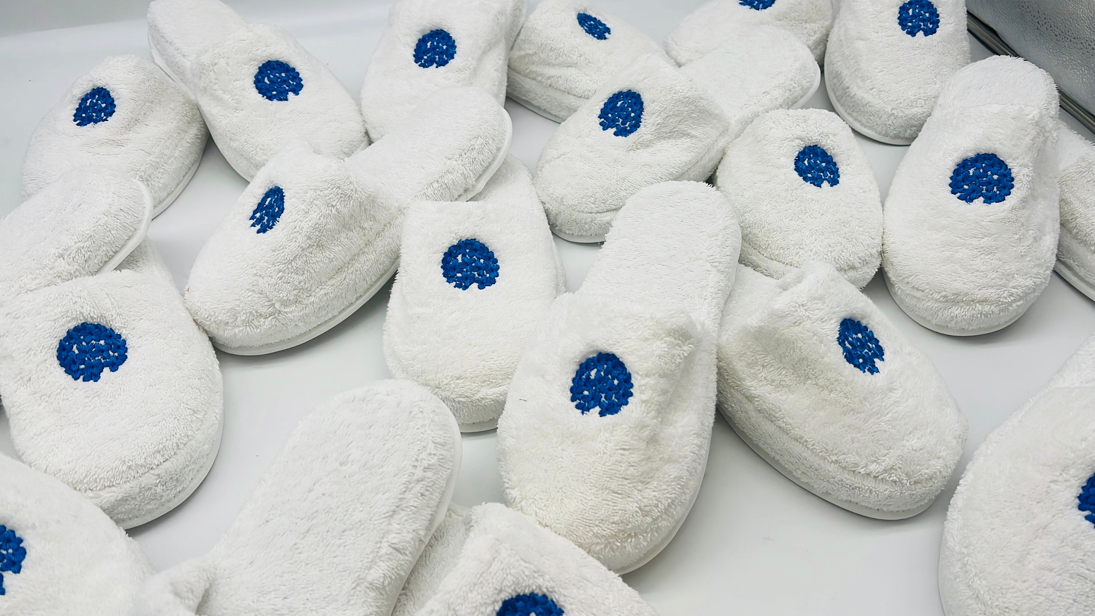 Custom Logo Terry Slippers