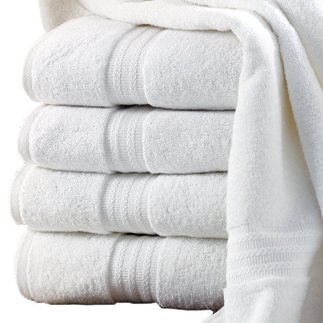 300 PIECE, 800 GSM WHITE BATH TOWELS, ROB DALTON ORDER