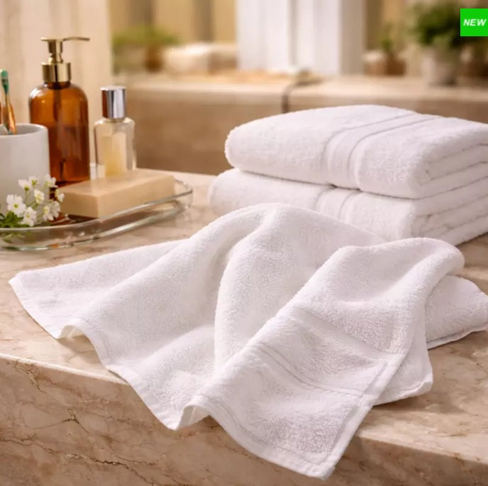 100% Cotton Hotel Towels – Soft, Absorbent & Durable for Hotels, Resorts & Spas