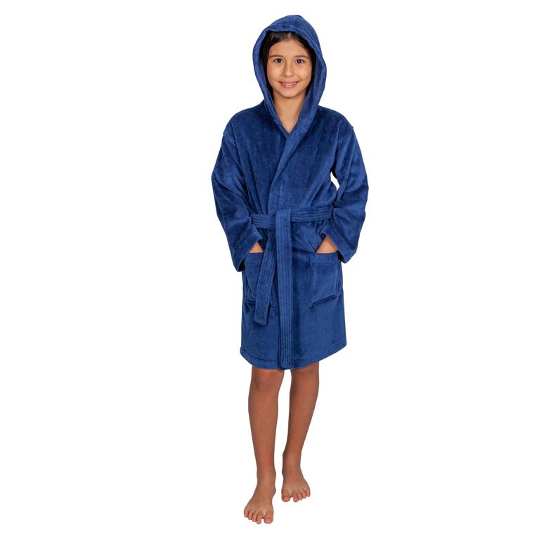 100% Cotton Velour Hooded Bathrobe  Made Exclusively for Orient Express