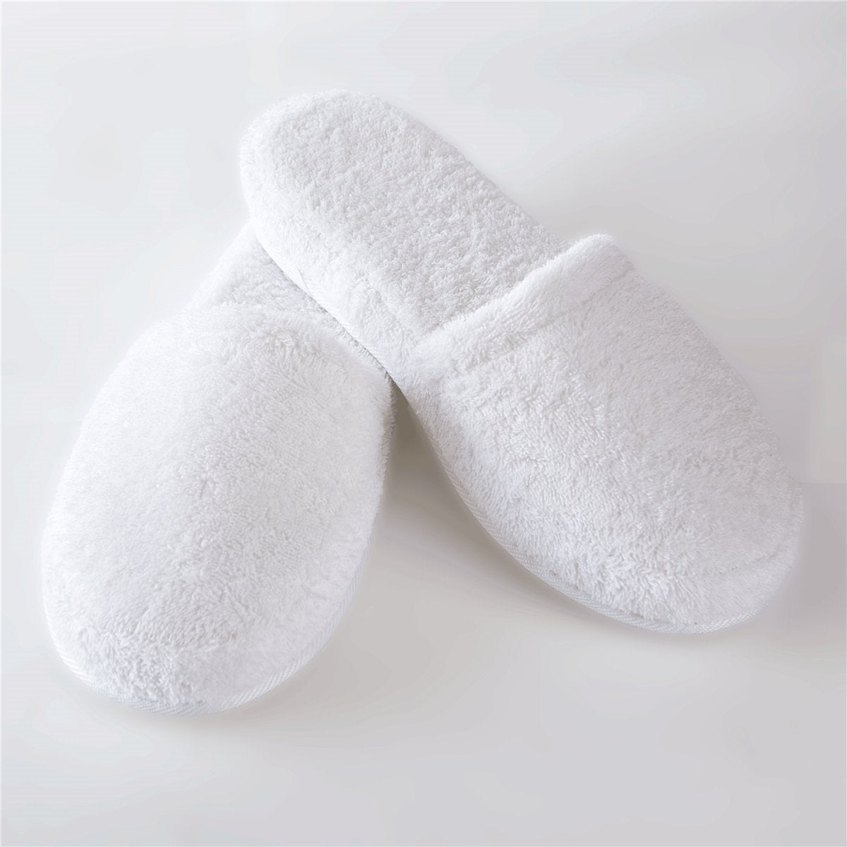 White cotton slippers deals