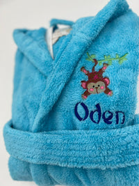 Kids Fleece, Plush, Soft and Warm Hooded Bathrobe for Boys, Made in Turkey - www.towel.com