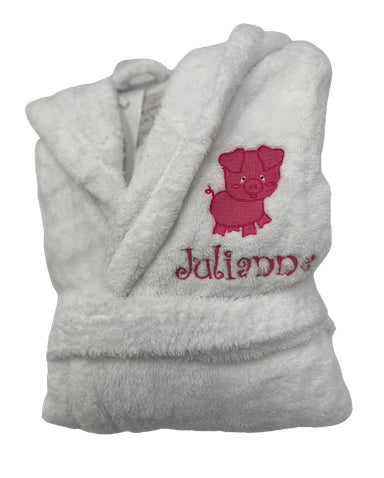 Kids Fleece, Plush, Soft and Warm Hooded Bathrobe for Boys, Made in Turkey - www.towel.com