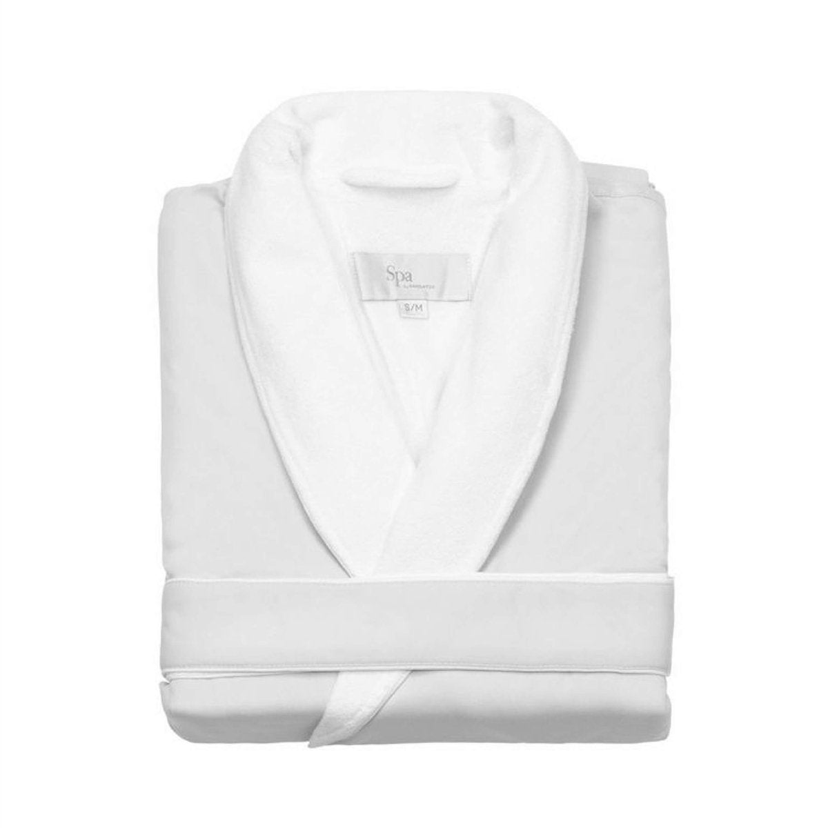 SPA Robe Personalized Luxury for Weddings, Anniversary, Graduations - 80% Cotton Terry / 20% Microfiber Polyester Exterior - www.towel.com