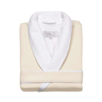SPA Robe Personalized Luxury for Weddings, Anniversary, Graduations - 80% Cotton Terry / 20% Microfiber Polyester Exterior - www.towel.com